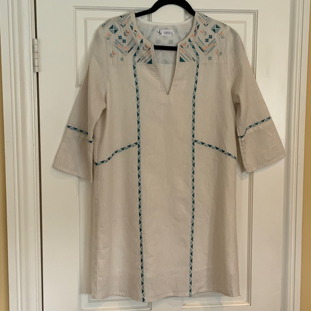 Carve Designs off white dress